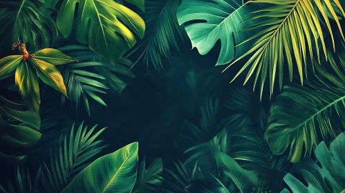 Dense Tropical Foliage Greenery