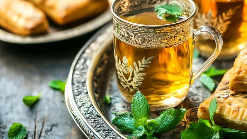 Mint Tea and Pastries