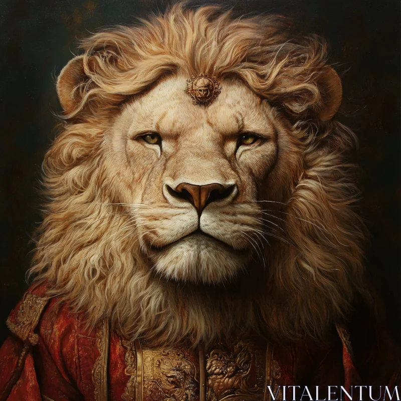 AI ART Lion King Art