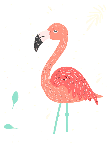 Pink Flamingo T-Shirt Design for Summer Fashion POD Design