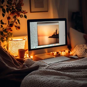 Comfortable Home Office Setup
