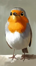 Artistic Rendering of a Robin