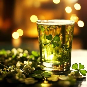 Festive Shamrock Drink for St. Patrick's