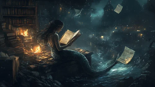 Aquatic Reader: A Mermaid's Tale