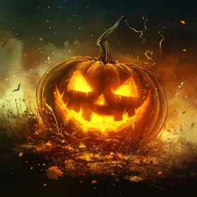Spooky Halloween Pumpkin