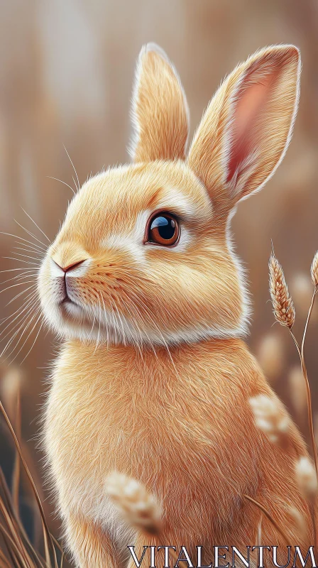 AI ART Adorable Bunny in Its Natural Habitat