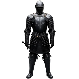 Full Body Black Knight Armor