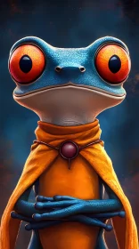 Fantasy Frog Illustration