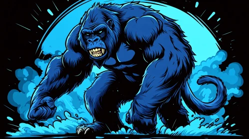 Blue Gorilla Artwork