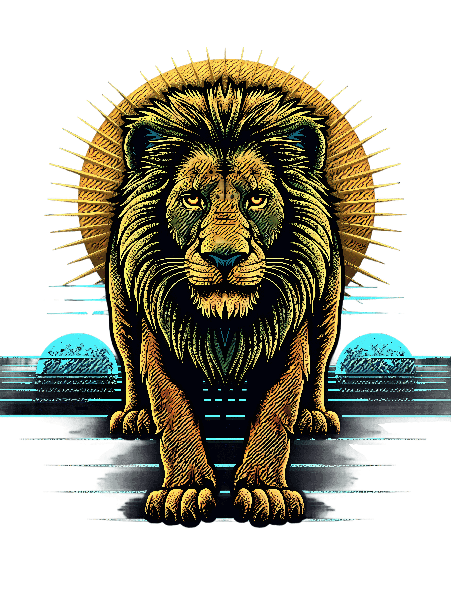 Lion King T-Shirt Design POD Design