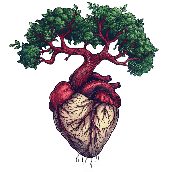 Nature Heart T-Shirt Art