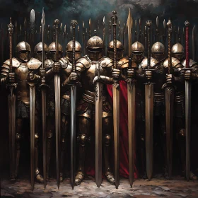 Armored Warriors: A Medieval Phalanx