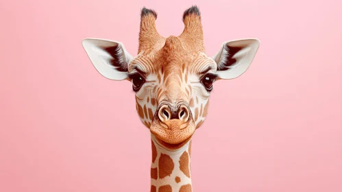 Giraffe Close-up Portrait