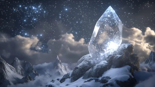 Snowy Peaks and Crystalline Brilliance