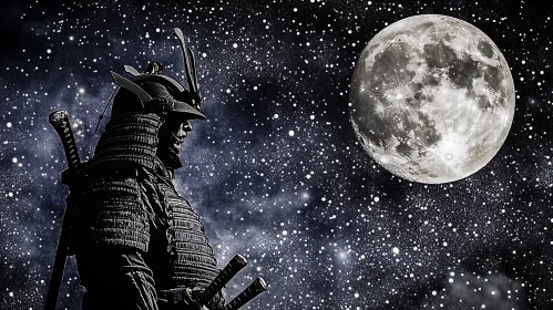 Lunar Samurai: A Celestial Warrior's Journey