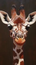 Wildlife Giraffe Art