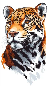 Tiger Head Art