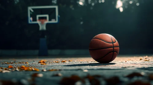 Outdoor Basketball Game