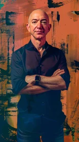 Jeff Bezos Art Portrait