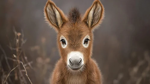 Serene Donkey Close-Up