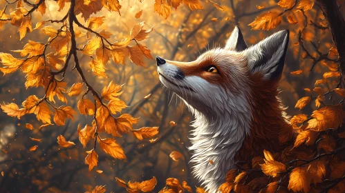 Fox Gazer in Fall Foliage