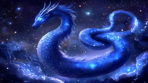 Cosmic Dragon Among the Stars