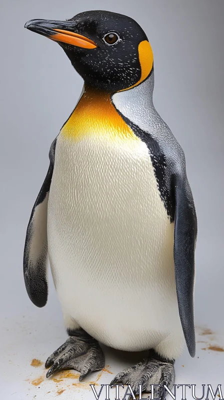 AI ART Emperor Penguin Standing