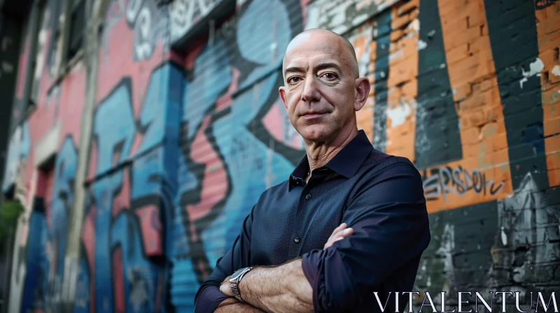 AI ART Powerful Portrait of Jeff Bezos