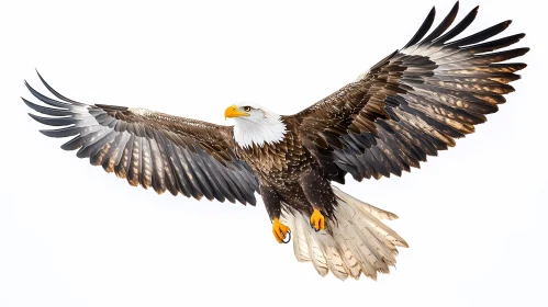 Soaring Bald Eagle