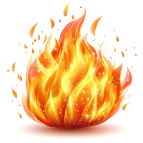 Radiant Fire Energy Artwork