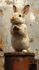 Adorable Rabbit Artwork