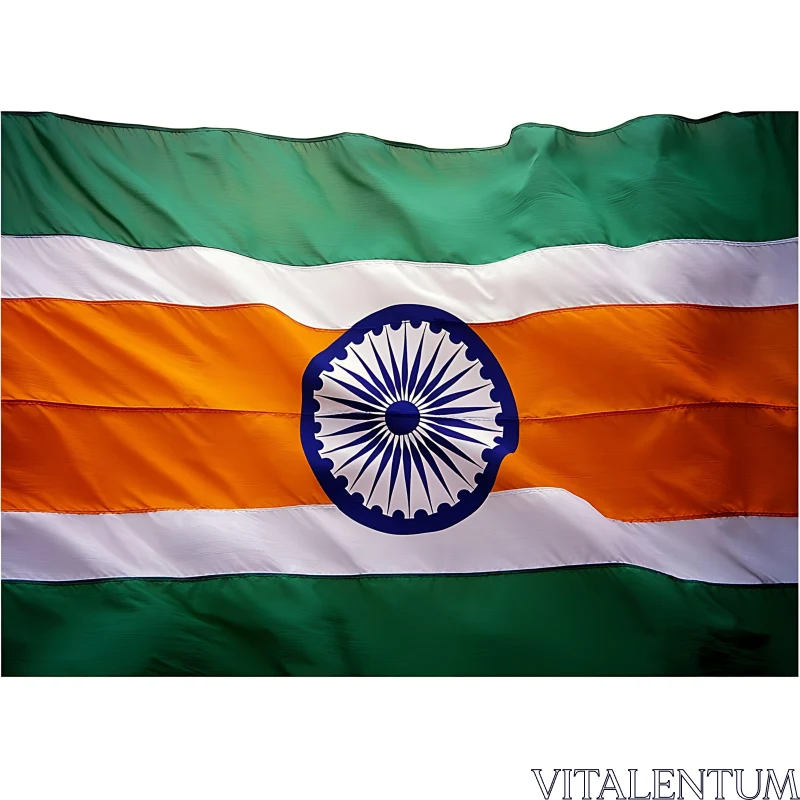 AI ART Tricolor Flag of India