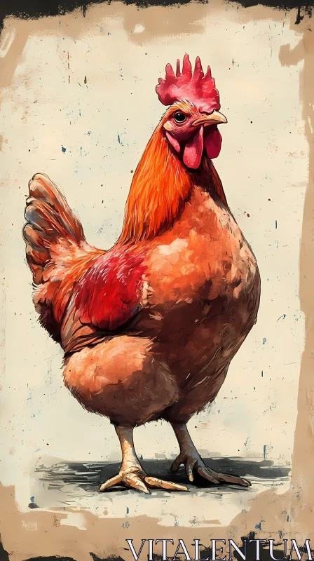 AI ART Majestic Poultry Art