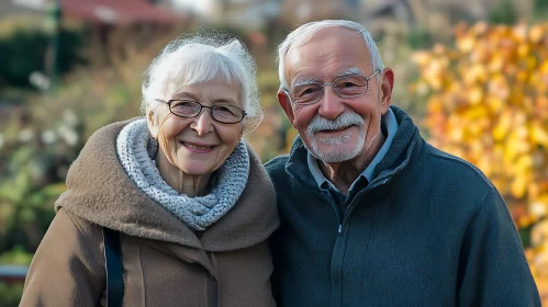 Aged Couple Portrait