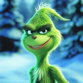 The Grinch Smiling Portrait