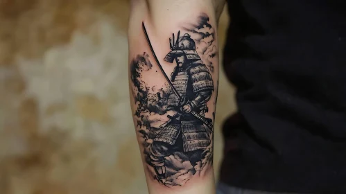 Ink Art: Samurai Tattoo Design