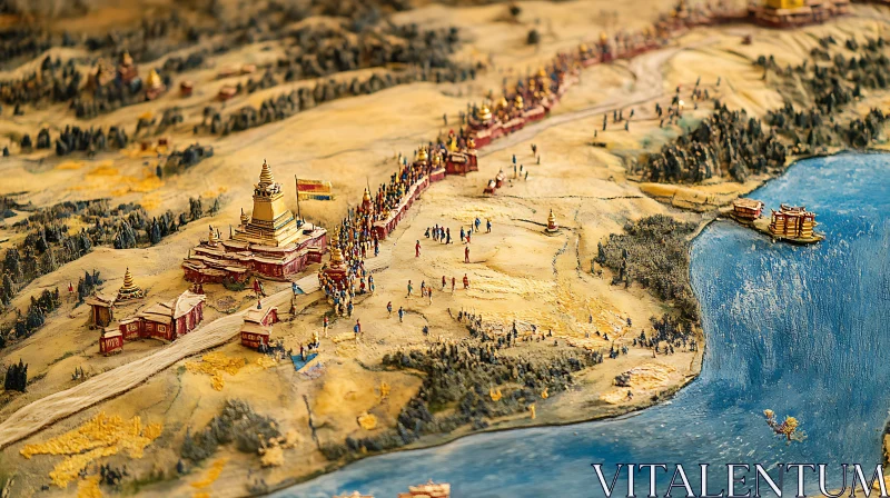 AI ART Intricate Miniature Landscape