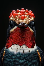 Crowned Avian Portrait