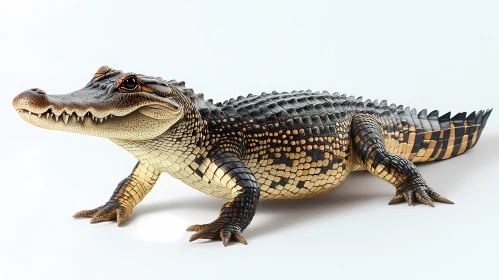 Majestic Alligator Close-Up