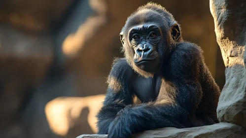 Gorilla in Sunlight