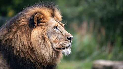 Lion in Profile