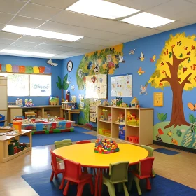 Colorful Kids Classroom with Playful Decor