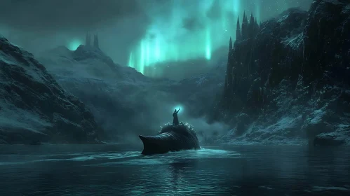 Enchanting Northern Lights Scene