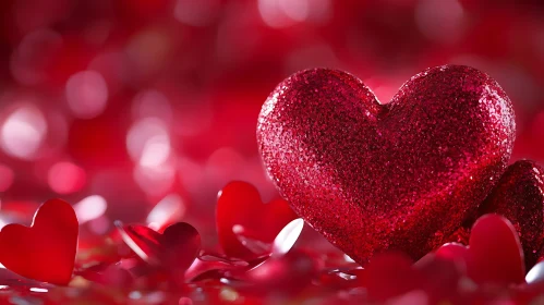 Sparkling Hearts of Love