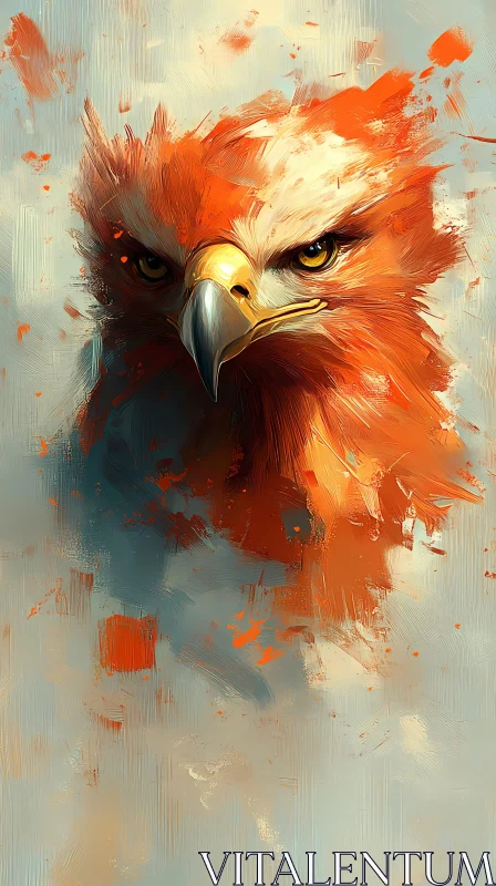 AI ART Majestic Eagle Abstract Art