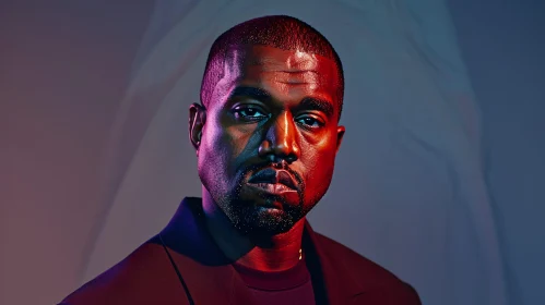 Kanye West Striking Portrait Photography