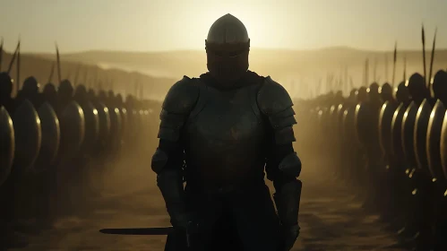 Medieval Knight and Army Formation