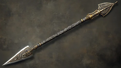 Detailed Antique Spear