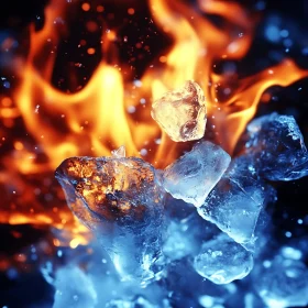 Fire Meets Ice: An Elemental Display of Contrast