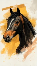 Horse Portrait Art
